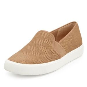 Vince Etched Leather Slip-on Sneakers 9